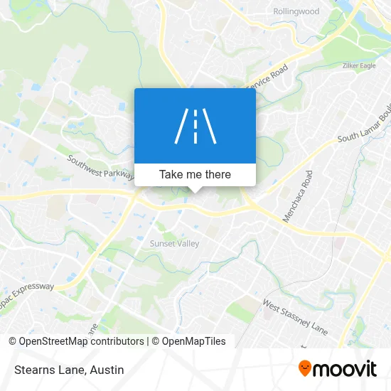 Stearns Lane map