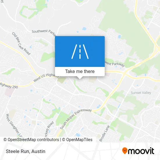 Steele Run map