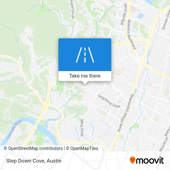 Step Down Cove map