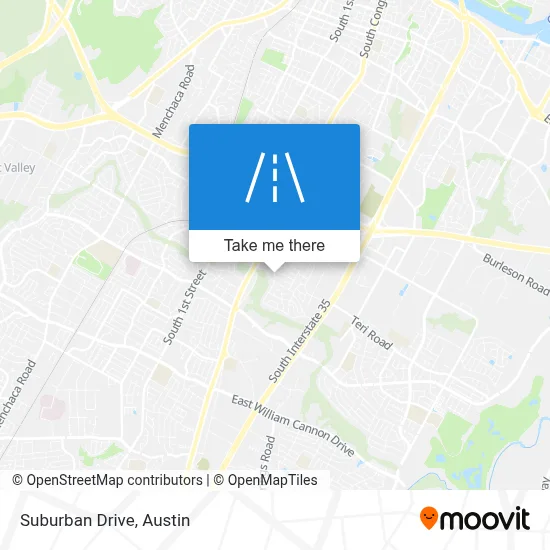 Suburban Drive map