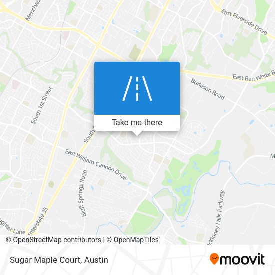 Mapa de Sugar Maple Court