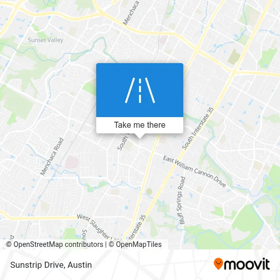 Sunstrip Drive map