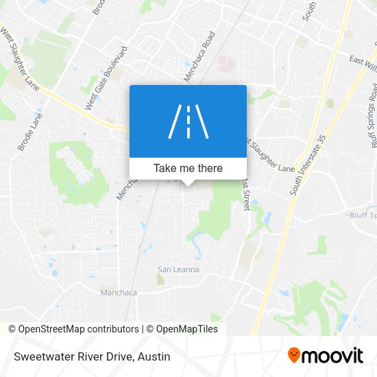 Sweetwater River Drive map