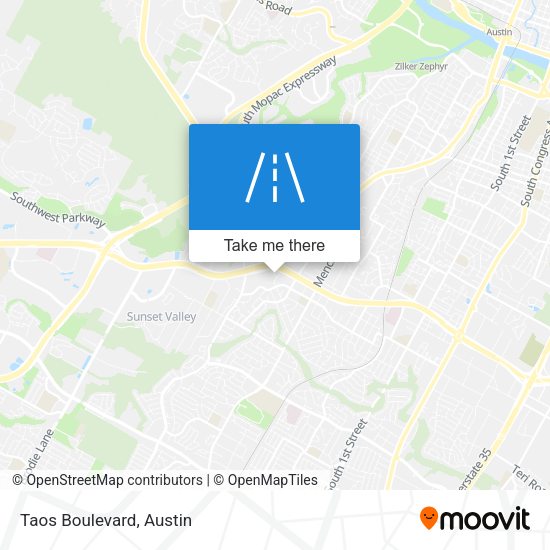 Mapa de Taos Boulevard