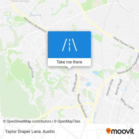 Taylor Draper Lane map
