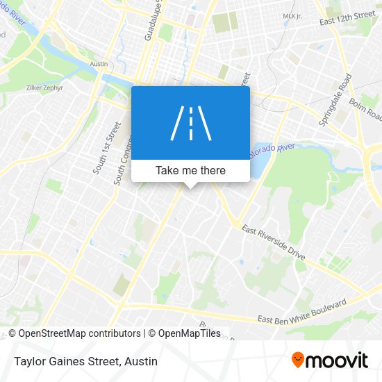 Mapa de Taylor Gaines Street