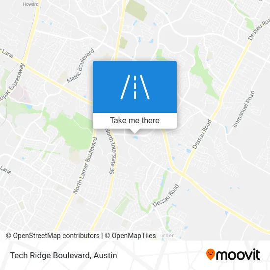 Tech Ridge Boulevard map
