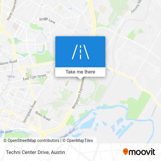 Techni Center Drive map