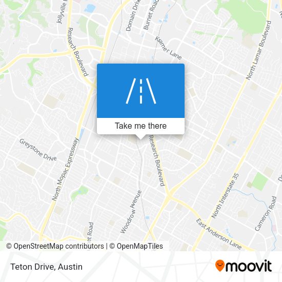 Mapa de Teton Drive