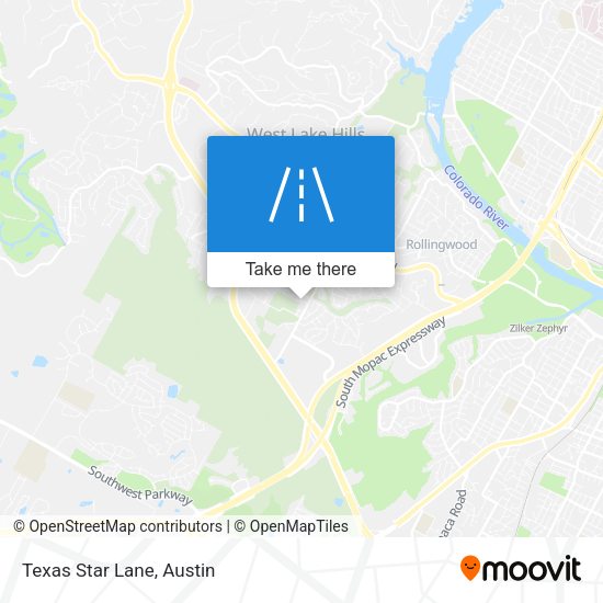 Mapa de Texas Star Lane