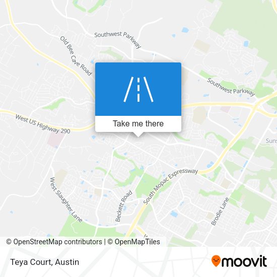 Mapa de Teya Court