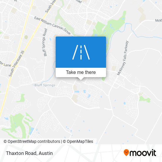 Thaxton Road map