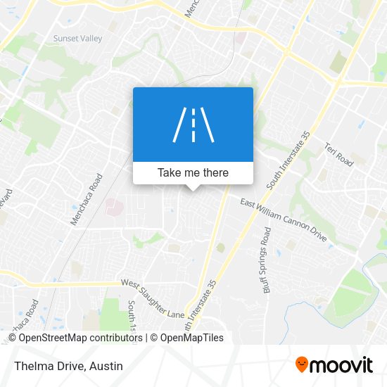 Thelma Drive map