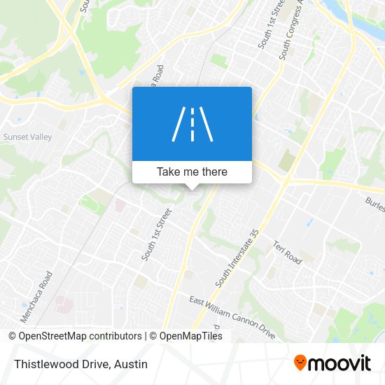 Thistlewood Drive map