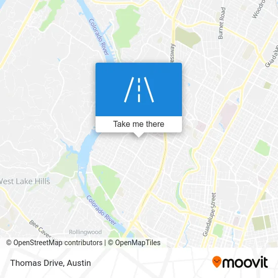 Thomas Drive map