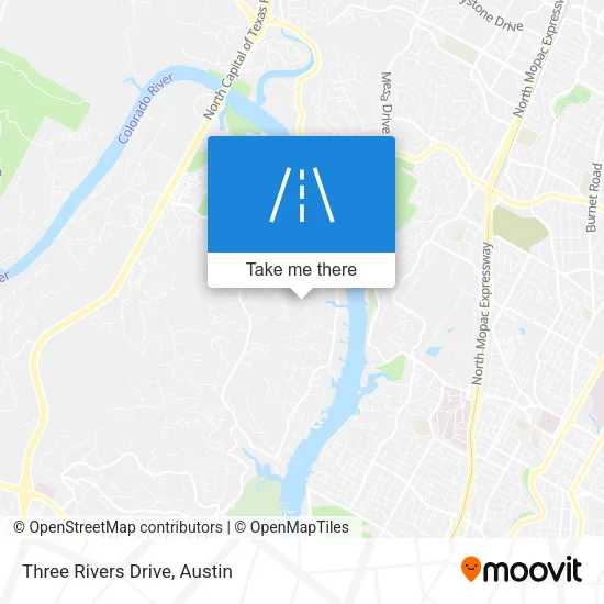 Three Rivers Drive map