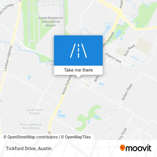 Tickford Drive map