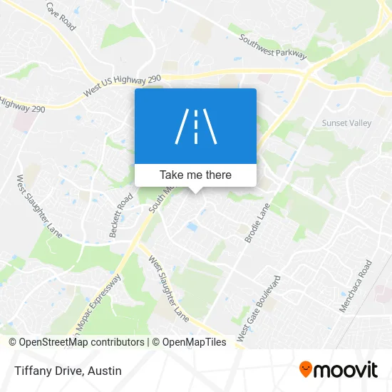 Tiffany Drive map