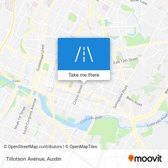 Mapa de Tillotson Avenue