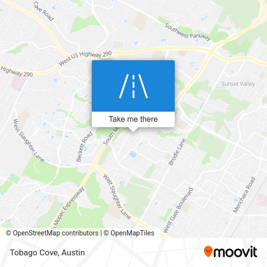 Mapa de Tobago Cove