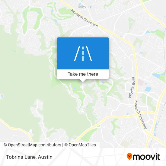 Tobrina Lane map
