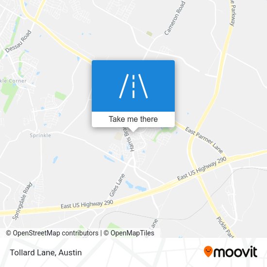 Mapa de Tollard Lane