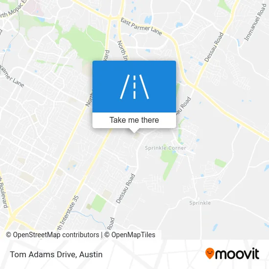 Tom Adams Drive map