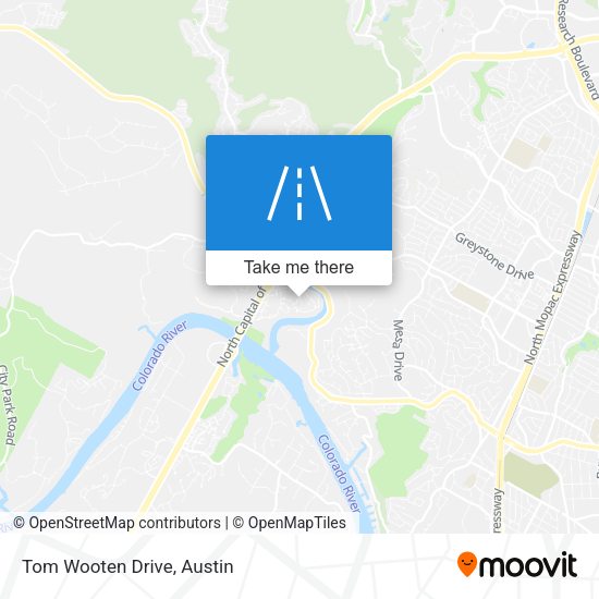 Mapa de Tom Wooten Drive