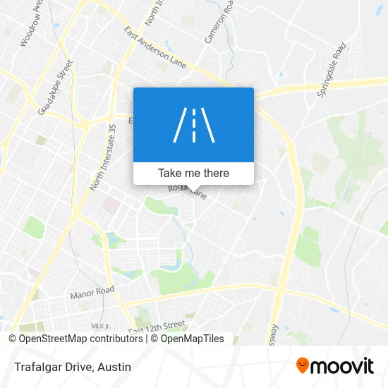 Trafalgar Drive map