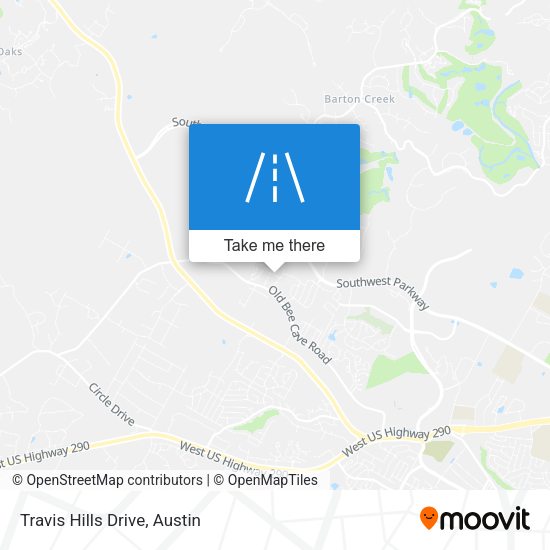 Mapa de Travis Hills Drive
