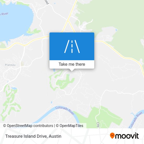 Treasure Island Drive map