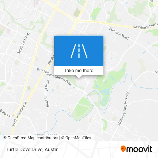 Turtle Dove Drive map