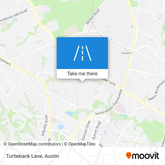 Mapa de Turtleback Lane