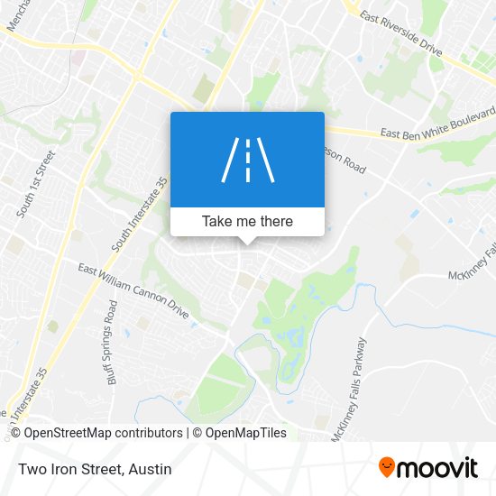 Mapa de Two Iron Street