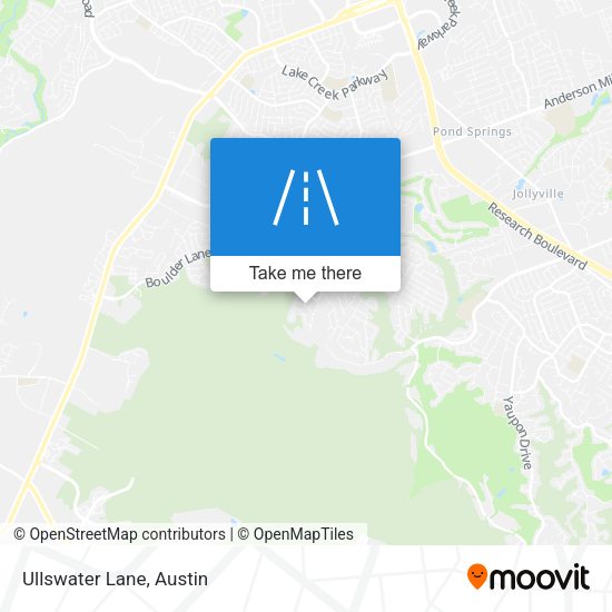 Ullswater Lane map