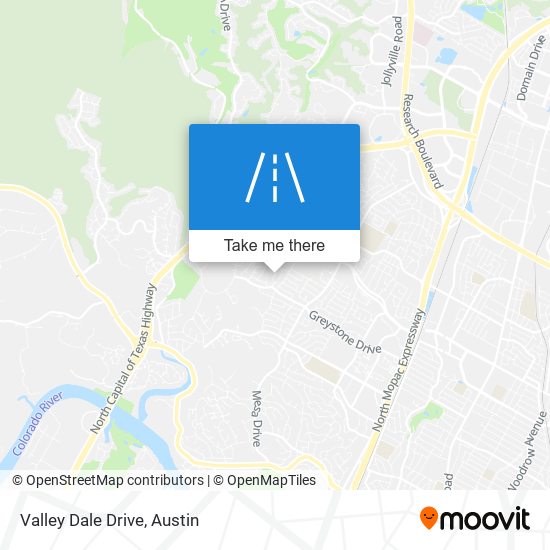 Mapa de Valley Dale Drive