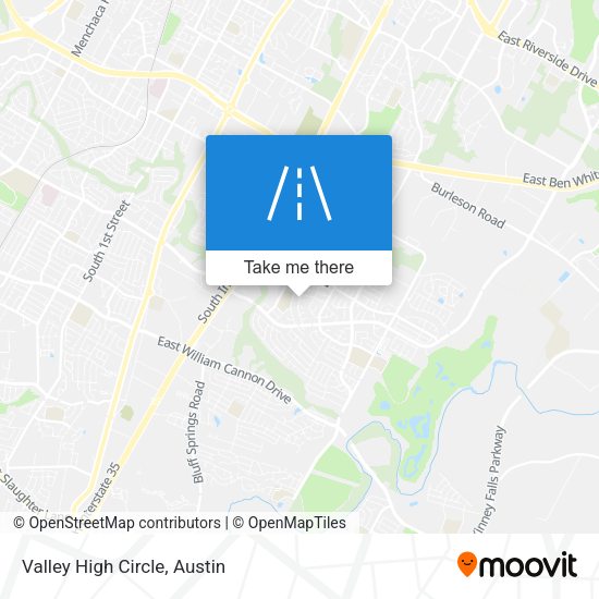 Mapa de Valley High Circle