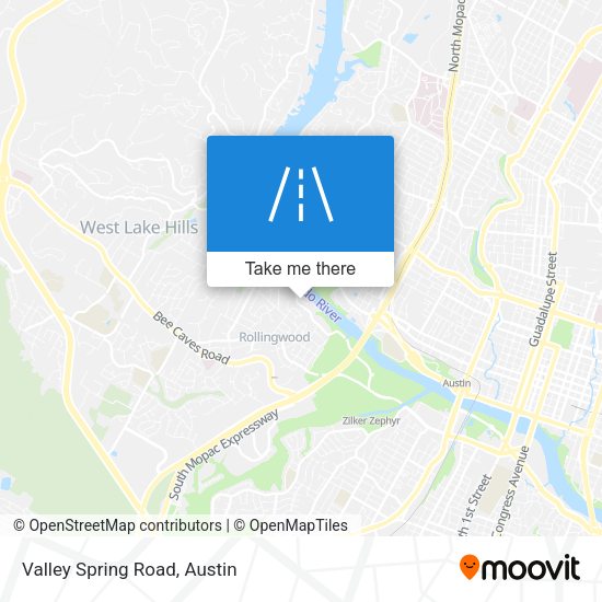 Mapa de Valley Spring Road