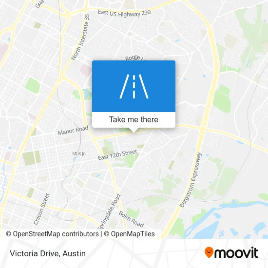 Victoria Drive map