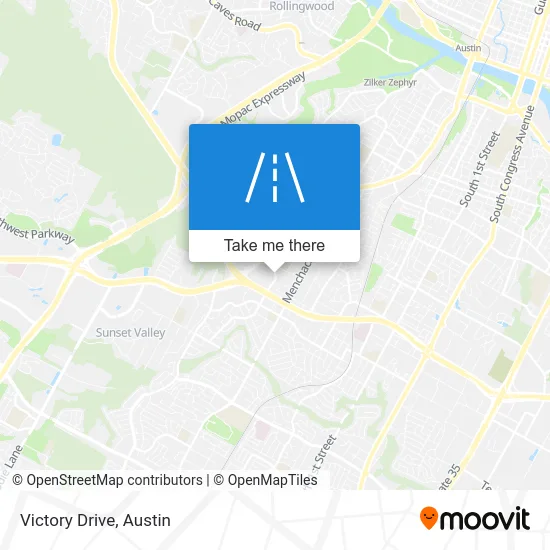 Victory Drive map