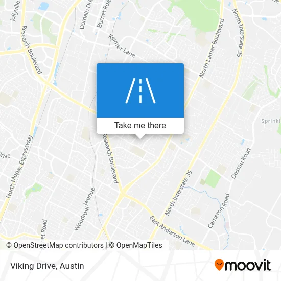 Viking Drive map