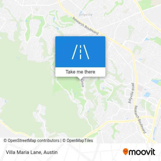 Villa Maria Lane map