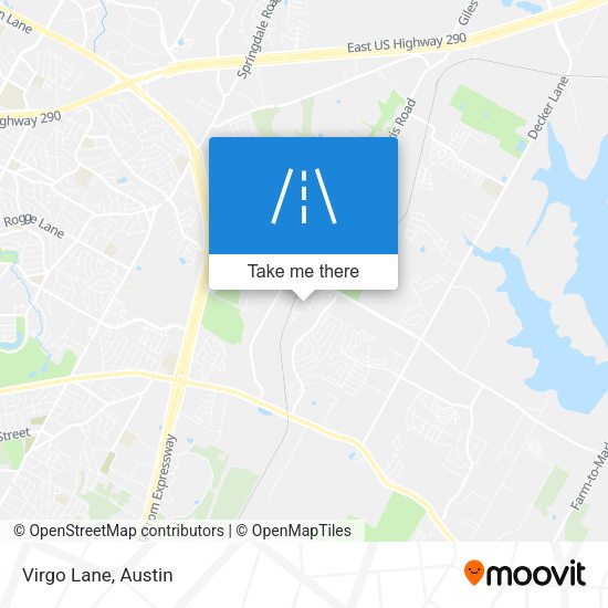 Mapa de Virgo Lane