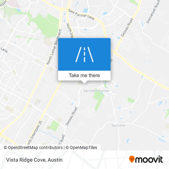 Vista Ridge Cove map