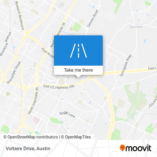 Mapa de Voltaire Drive