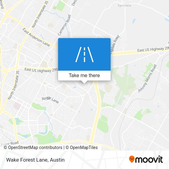 Mapa de Wake Forest Lane