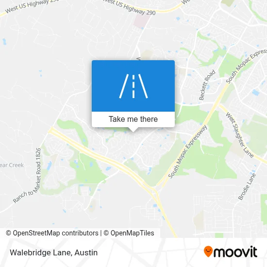 Walebridge Lane map