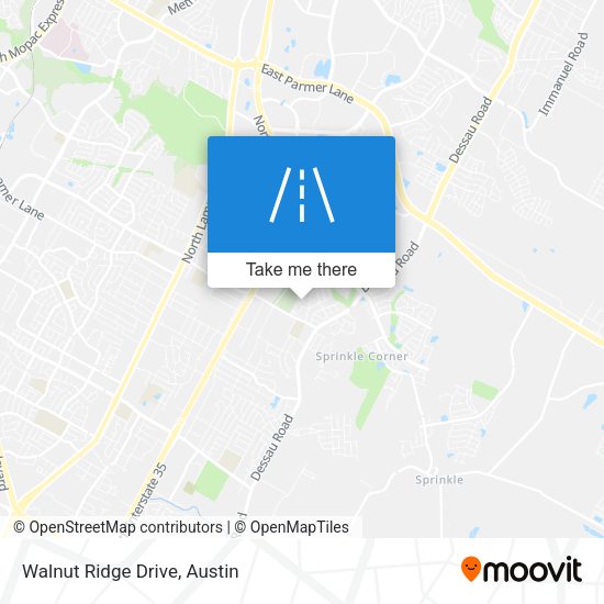 Walnut Ridge Drive map