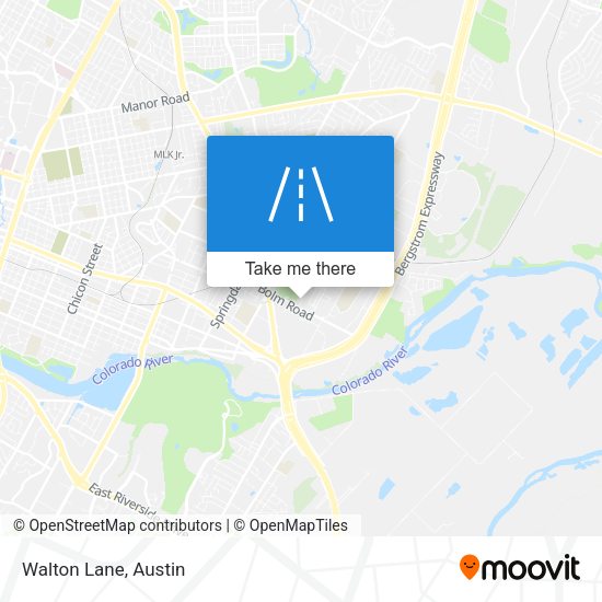Mapa de Walton Lane