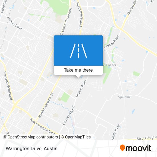 Mapa de Warrington Drive